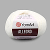 Пряжа YarnArt 'Allegro' 50гр 145м (13% шерсть, 41% полиамид, 46% акрил) 700 белый меланж