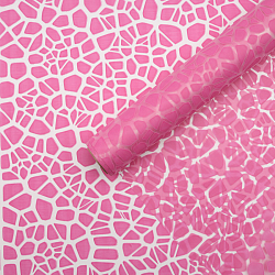 ПМР0006 Пленка матовая с рисунком 'Мозайка' 50мкр, цв. розовый, 60см*9,14м +/-5%