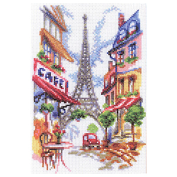М292 Набор для вышивания RTO 'Уютный уголок Парижа', 15х23 см