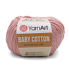 Пряжа YarnArt 'Baby Cotton' 50гр 165м (50% хлопок, 50% акрил) 413 розовый