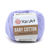 Пряжа YarnArt 'Baby Cotton' 50гр 165м (50% хлопок, 50% акрил) 417 светло-сиреневый
