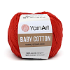 Пряжа YarnArt 'Baby Cotton' 50гр 165м (50% хлопок, 50% акрил) 426 красный