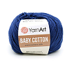 Пряжа YarnArt 'Baby Cotton' 50гр 165м (50% хлопок, 50% акрил) 459 синий