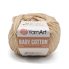 Пряжа YarnArt 'Baby Cotton' 50гр 165м (50% хлопок, 50% акрил) 405 светло-карамельный