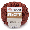 Пряжа YarnArt 'Baby Cotton' 50гр 165м (50% хлопок, 50% акрил) 429 темно-оранжевый