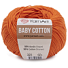 Пряжа YarnArt 'Baby Cotton' 50гр 165м (50% хлопок, 50% акрил) 421 оранжевый