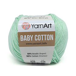 Пряжа YarnArt 'Baby Cotton' 50гр 165м (50% хлопок, 50% акрил)
