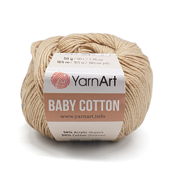 Пряжа YarnArt 'Baby Cotton' 50гр 165м (50% хлопок, 50% акрил)
