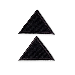 925275 Аппликация Треугольник, черный цв. Prym