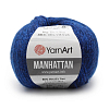 Пряжа YarnArt 'Manhattan' 50гр 200м (56% металлик, 7% шерсть, 7% вискоза, 30% акрил) 914 синий