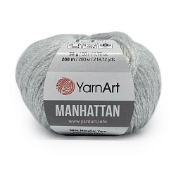 Пряжа YarnArt 'Manhattan' 50гр 200м (56% металлик, 7% шерсть, 7% вискоза, 30% акрил)
