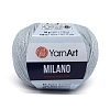 Пряжа YarnArt 'Milano' 50гр 130м (8% альпака, 20% шерсть, 8% вискоза, 64% акрил) 866 светло-серый