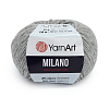 Пряжа YarnArt 'Milano' 50гр 130м (8% альпака, 20% шерсть, 8% вискоза, 64% акрил) 867 серый
