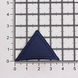 925279 Аппликация Треугольник, /темно-синий цв. Prym