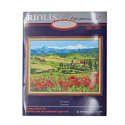 100/001 Набор для вышивания Риолис 'Тоскана' 40*30см