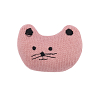AR747 Нашивная декоративная кошка,5*4см 2шт/упак розовый