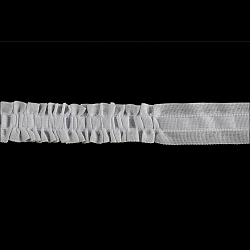 C13 Тесьма шторная нефиксир.складка (1 ряд петель, 2 шнура) 30мм*100м, белый