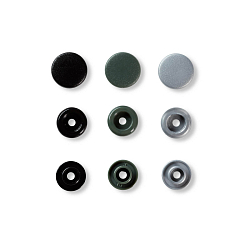 393003 Kнопки Prym Color Snaps 12,4 мм серый/черный 30 шт, Love Prym