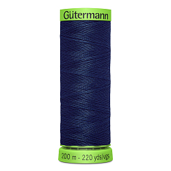 02 Нить Extra Fine 150/200 м для особо деликатных материалов, 100% полиэстер Gutermann 744581 (011 т.синий)