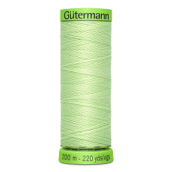 02 Нить Extra Fine 150/200 м для особо деликатных материалов, 100% полиэстер Gutermann 744581 (152 бл.салатовый)