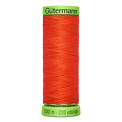 02 Нить Extra Fine 150/200 м для особо деликатных материалов, 100% полиэстер Gutermann 744581 (155 яркий апельсин)