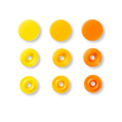 393004 Kнопки Prym Color Snaps 12,4 мм желтый/оранжевый 30 шт, Love Prym