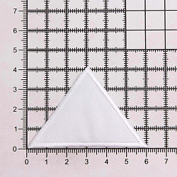 925467 Аппликация Треугольники, большие, белый цв. Prym
