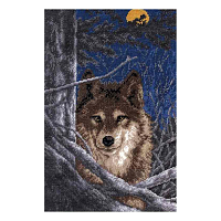 602 Набор для вышивания Hobby&Pro 'Волк',18*28 см