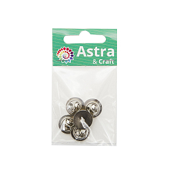 4AR2019-20 Основа для значка с цанговым зажимом, 5 шт/упак, Astra&Craft