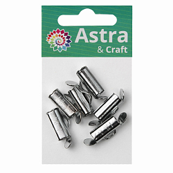 4AR2033 Концевик для бисерного полотна, 10 мм, 6шт/упак, Astra&Craft