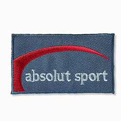 925617 Аппликация джинсовый ярлык Absolut sport Prym