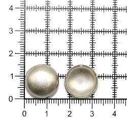 50839 Украшение на 5-ти шипах 'Полусфера' 15мм металл, серебро BIG