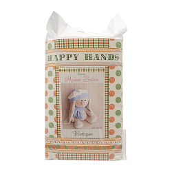 MЗ-02 Набор для изготовления текстильной игрушки HAPPY HANDS 'Зайка Ветерок' 20см
