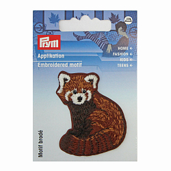 924335 Термоаппликация Малая панда, коричневый Prym