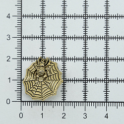 Пуговицы 'Паук' 21мм, 36 шт,цвет AG золото