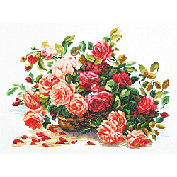 40-38 Набор для вышивания 'Чудесная игла' 'Королевские розы', 38*28 см