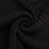 Полотно трикотажное плотное (30% шерсть, 70% акрил) 'рукав', 2*2, шир. 43см 004 черный