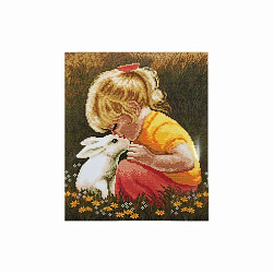 850 Набор для вышивания 'РС-Студия' 'Девочка с кроликом', 46*40 см