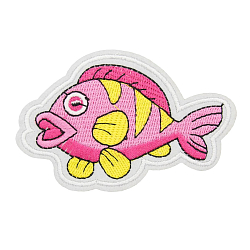 Термоаппликация 'Морская рыбка', розовая, 6*9.1см, Hobby&Pro
