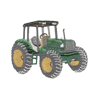 924324 Термоаппликация Трактор зеленый Prym