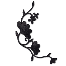 926150 Термоаппликация Гирлянда из цветов, черны цв. Prym