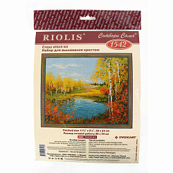 1542 Набор для вышивания Riolis' 'Осенний день', 30*24 см