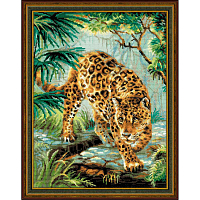 1549 Набор для вышивания Риолис 'Хозяин джунглей', 30*40 см