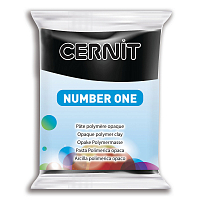 CE0900056 Пластика полимерная запекаемая 'Cernit № 1' 56-62 гр. (100 черный)