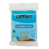CE0920056 Пластика полимерная запекаемая 'Cernit 'TRANSLUCENT' прозрачный 56 гр. (280 ярко-бирюзовый)