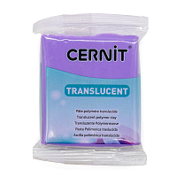 CE0920056 Пластика полимерная запекаемая 'Cernit 'TRANSLUCENT' прозрачный 56 гр. (900 фиолетовый)