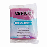 CE0920056 Пластика полимерная запекаемая 'Cernit 'TRANSLUCENT' прозрачный 56 гр. (411 бордовый)