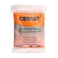CE0920056 Пластика полимерная запекаемая 'Cernit 'TRANSLUCENT' прозрачный 56 гр. (752 оранжевый)