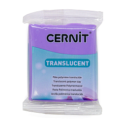 CE0920056 Пластика полимерная запекаемая 'Cernit 'TRANSLUCENT' прозрачный 56 гр. (900 фиолетовый)