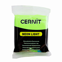 CE0930056 Пластика полимерная запекаемая 'Cernit 'NEON' неоновый 56 гр. (600 неон-зелёный)
